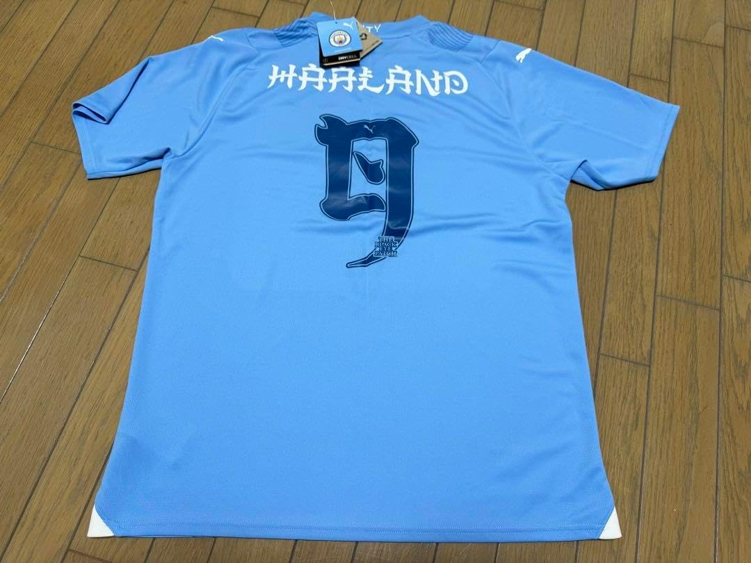 マンチェスターシティ ハーランド ユニフォーム ブラックアイパッチ